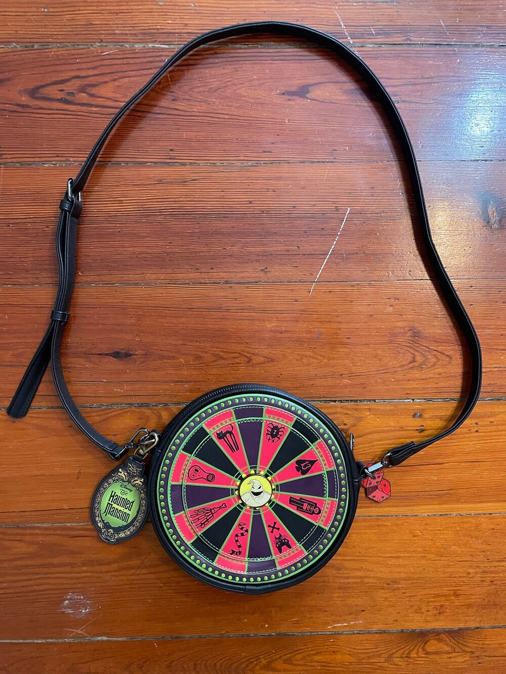 Disney Loungefly Haunted Mansion Nightmare Before Christmas Crossbody Bag